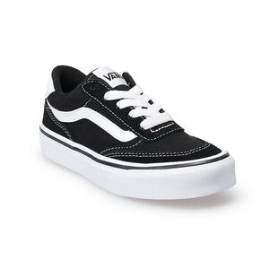 Vans | EUC Like New! Kids Classic Black and White Sneakers Skater Brooklyn 13